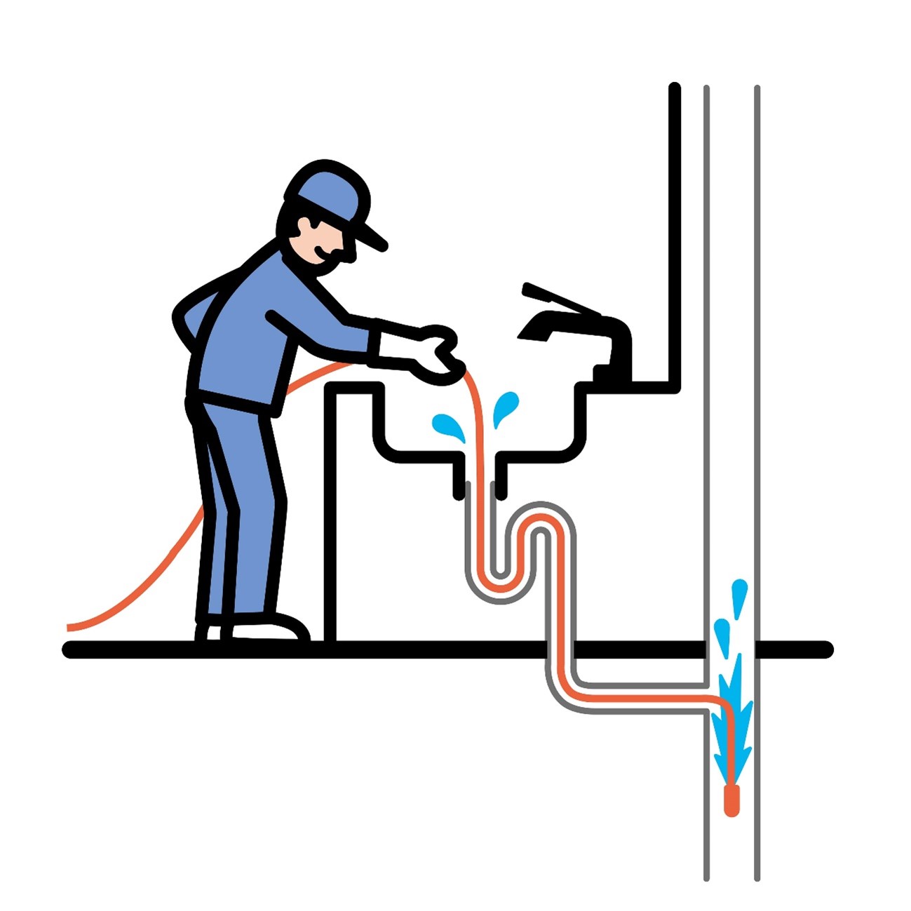 排水管高圧洗浄の手順・料金・業者の選び方