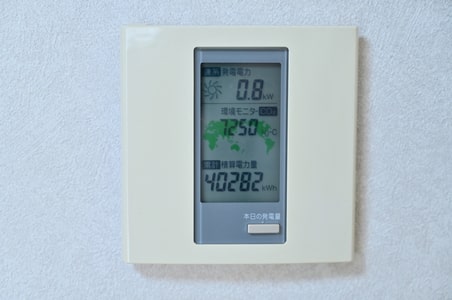 太陽光発電のモニター